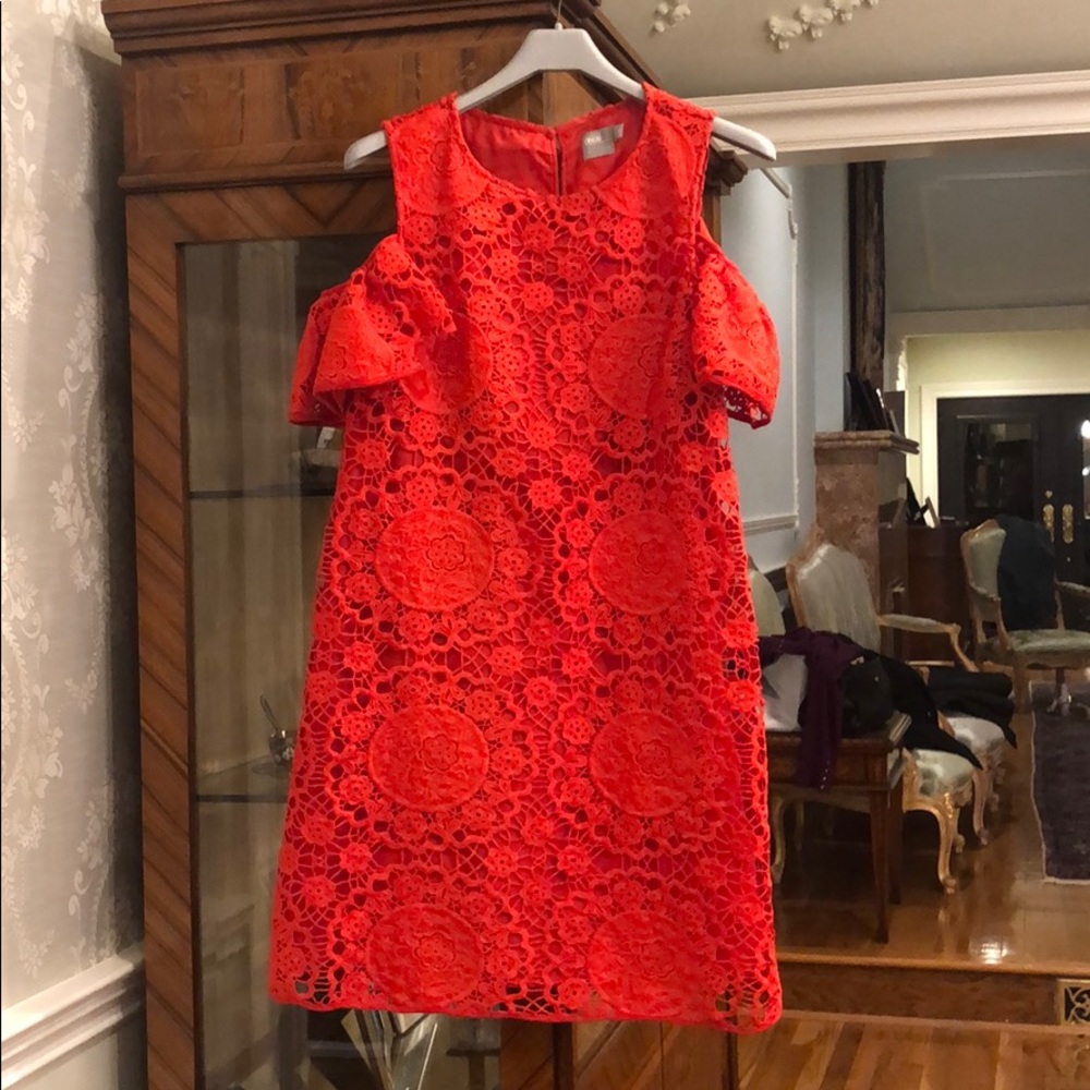 Women's Red lace dress